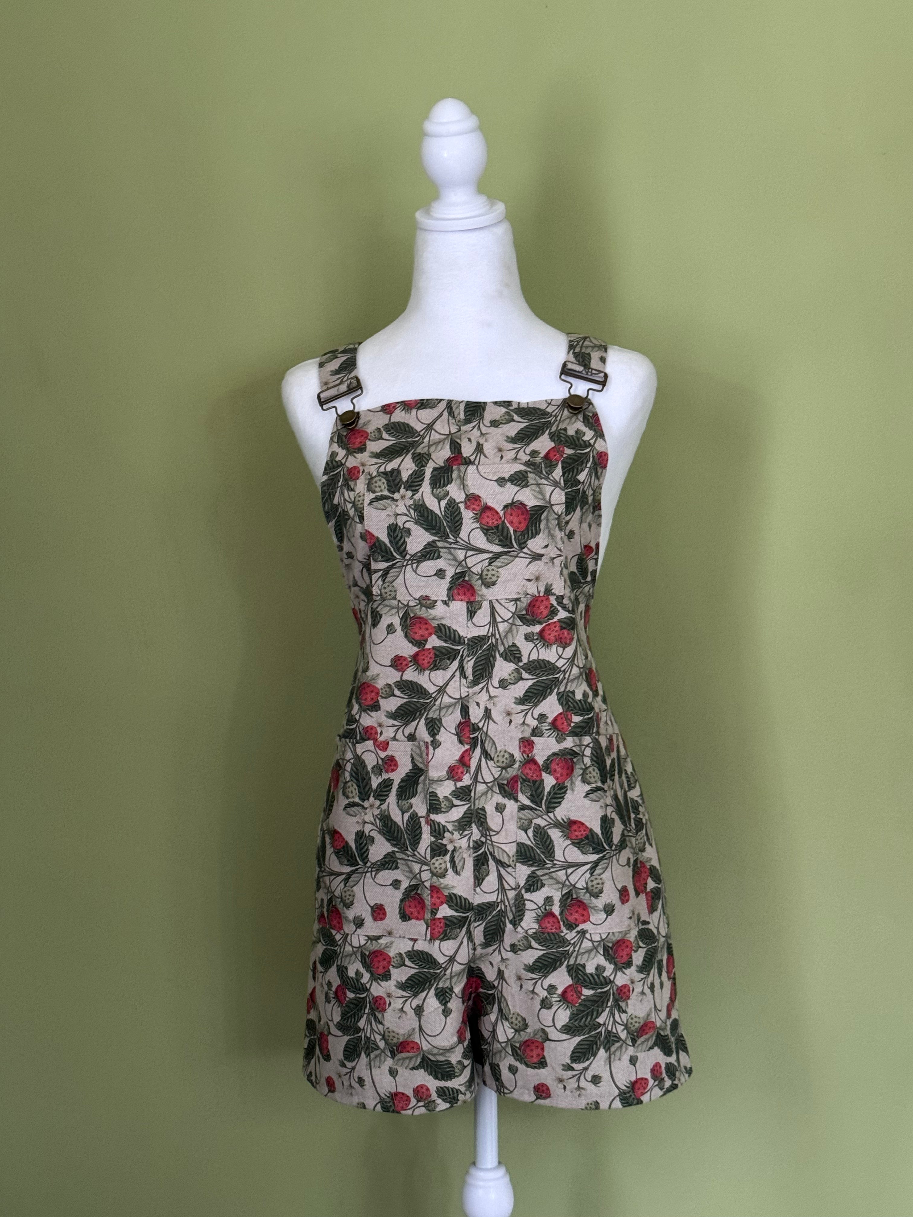 Romper Overalls With Buckle Straps