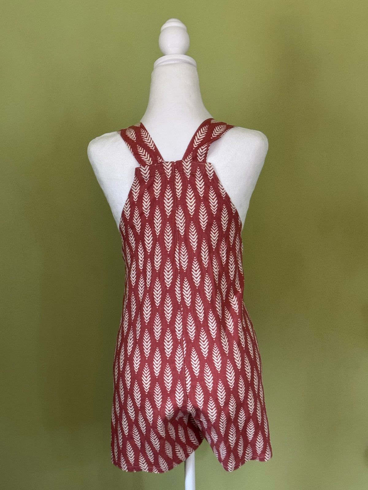 Romper Overalls with Tie Straps